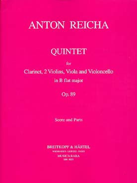 Illustration reicha quintette en si b maj