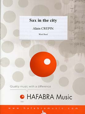 Illustration de Sax in the city pour saxophone et orchestre d'harmonie