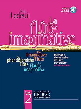 Illustration de La Flûte imaginative, méthode avec accès audio - Vol. 2  