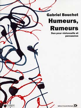 Illustration de Humeurs, rumeurs pour violoncelle et percussion (4 bongos, 4 rins chinois, 2 bols tibétains, tambour d'aisselle, 4 petites tymbales chinoises, marimba)