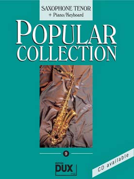 Illustration de POPULAR COLLECTION - Vol. 9 : saxophone ténor et piano
