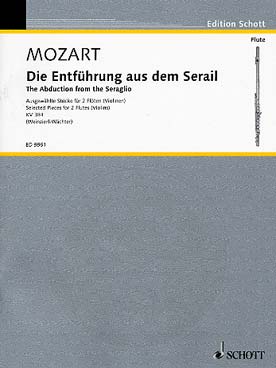 Illustration mozart enlevement (l') au serail