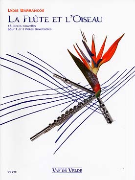 Illustration de La Flûte et l'oiseau : 18 pièces pour 1 et 2 flûtes