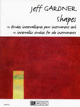 Illustration gardner shapes, 10 etudes intervalliques