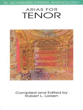 Illustration anthologie d'airs d'opera tenor