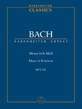 Illustration de Messe BWV 232 en si m - éd. Bärenreiter