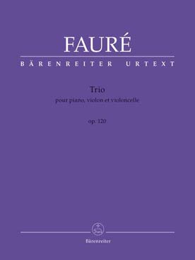 Illustration faure trio avec piano op. 120