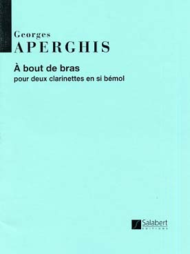 Illustration aperghis a bout de bras (2 clarinettes)