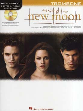 Illustration de TWILIGHT 2 New Moon : 15 extraits du 2e film avec CD play-along