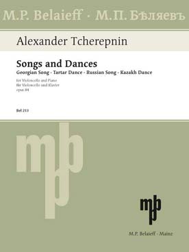 Illustration tcherepnine songs and dances op. 84