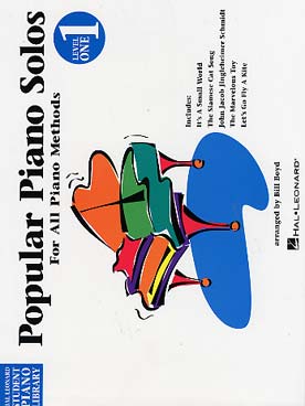 Illustration popular piano solos niveau 1