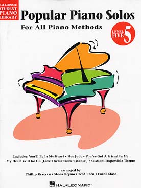 Illustration popular piano solos niveau 5