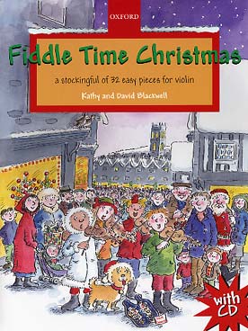Illustration blackwell fiddle time christmas + cd