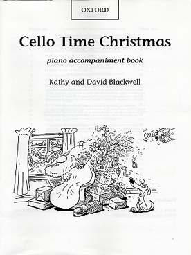 Illustration blackwell cello time christmas acc piano