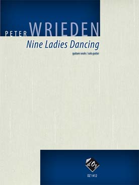 Illustration wrieden nine ladies dancing