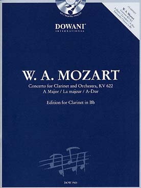 Illustration mozart concerto k 622 la maj (cl. si b)