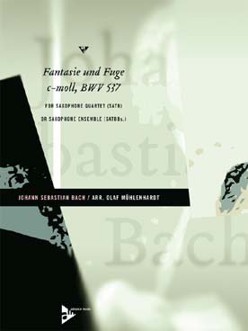Illustration de Fantaisie et fugue en ré m BWV 537 (tr. Mühlenhardt pour SATB ou SATBBs)