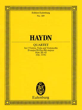 Illustration haydn quatuor a cordes op. 33/6