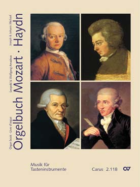 Illustration de ORGAN BOOK MOZART-HAYDN : 71 œuvres