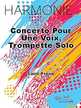 Illustration de Concerto pour une voix, arrangement Delbecq pour trompette solo et harmonie