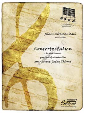 Illustration bach js 1er mouvement concerto italien