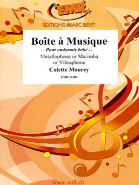 Illustration de Boîte à musique pour métallophone, marimba ou vibraphone