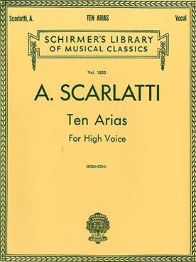 Illustration scarlatti (a) 10 arias pour voix haute