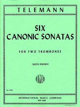 Illustration de 6 Canonic sonatas (tr. Brown)