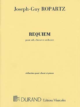 Illustration de Requiem pour 4 voix mixtes et orchestre