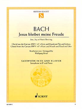 Illustration de Jésus que ma joie demeure BWV 147 (tr. Birtel)