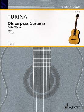 Illustration turina oeuvres pour guitare
