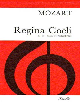 Illustration de Regina coeli K 108 pour soprano, SATB et piano
