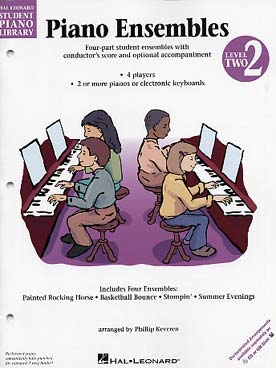 Illustration de HAL LEONARD STUDENT PIANO LIBRARY - Piano ensembles niveau 2