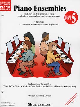 Illustration de HAL LEONARD STUDENT PIANO LIBRARY - Piano ensembles niveau 5