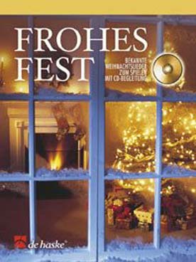 Illustration joyeuses fetes - frohes fest avec cd