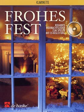 Illustration joyeuses fetes - frohes fest avec cd