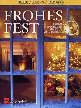 Illustration joyeuses fetes - frohes fest avec cd