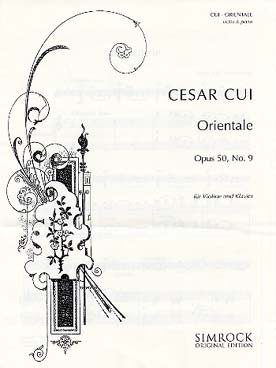 Illustration de Orientale (Kaléidoscope, op.50 N° 9)