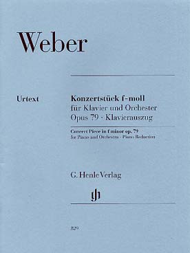 Illustration de Konzertstück op. 79 en fa m pour piano et orchestre, réd. 2 pianos (prévoir 2 exemplaires pour l'interprétation)