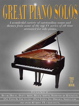 Illustration de GREAT PIANO SOLOS : - The TV book
