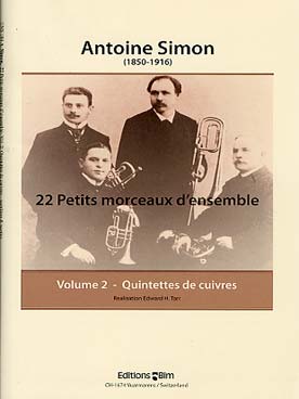 Illustration de 22 Petits morceaux d'ensemble de cuivres - Vol. 2 : quintette