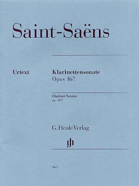 Illustration saint-saens sonate op. 167 en mi b maj