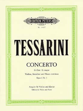Illustration tessarini concerto op. 1 n° 3 en sol