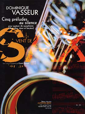 Illustration de Cinq préludes au silence pour quatuor de saxophones AATB