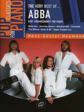 Illustration abba the very best of... pour piano
