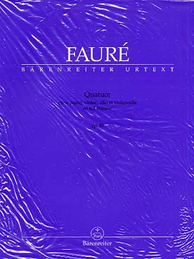 Illustration faure quatuor n° 2 en sol min op. 45