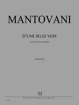 Illustration mantovani d'une seule voix