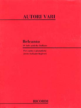 Illustration bel canto : 10 arie antiche