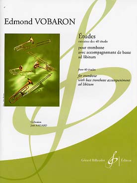 Illustration de Études extraites des 40 études pour  trombone avec accompagnement de basse ad libitum