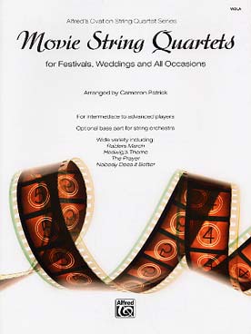 Illustration de MOVIE STRING QUARTETS alto